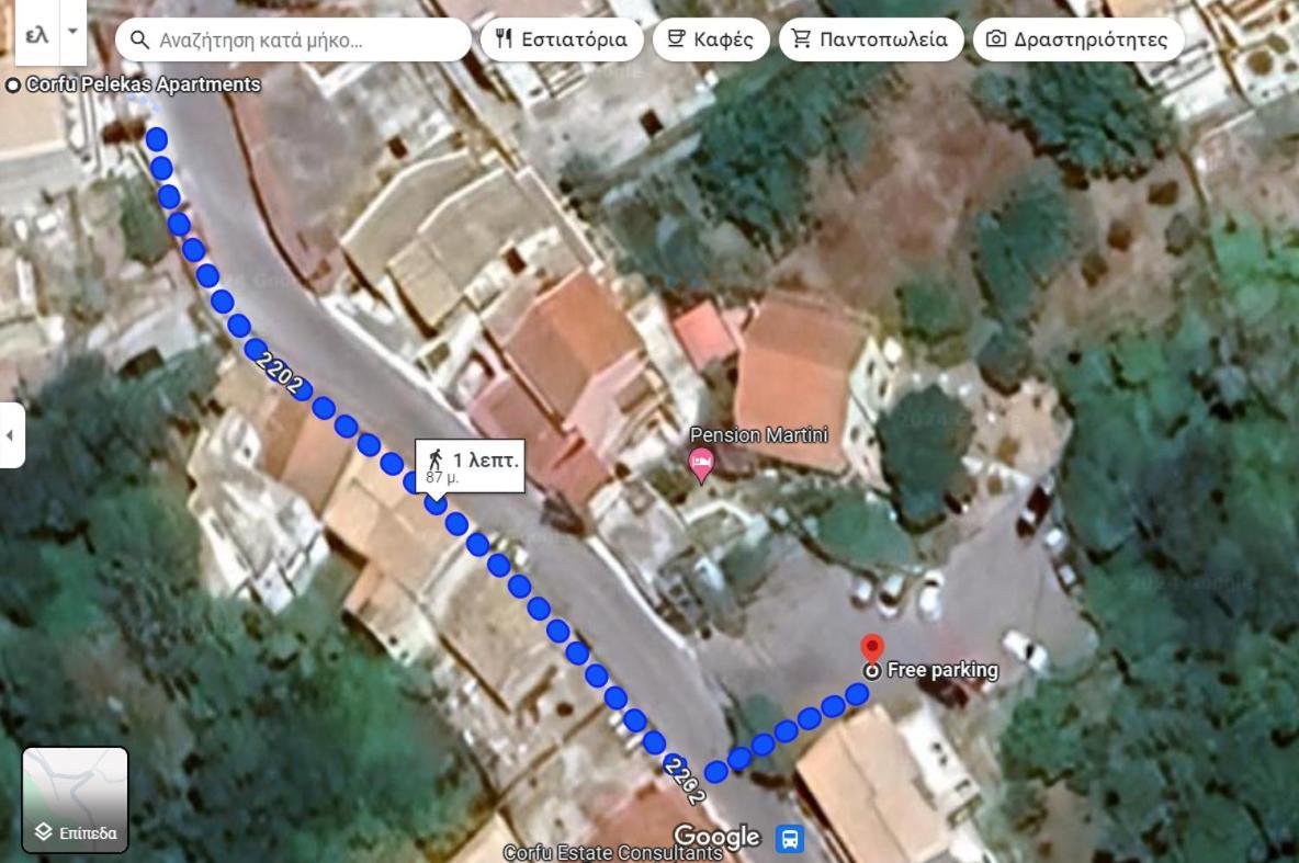 Corfu Pelekas Apartment 2 Kültér fotó